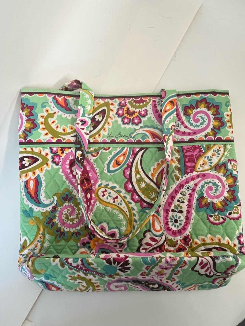 Vera Bradley Retired Tutti Frutti Everyday Quilted Tote- Excellent Condition! - Picture 11 of 15
